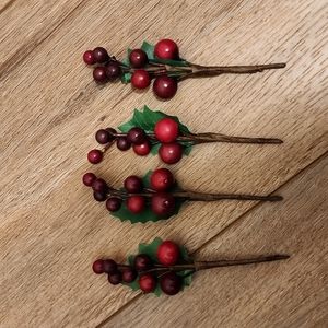 Artifical berry picks - decor - 4